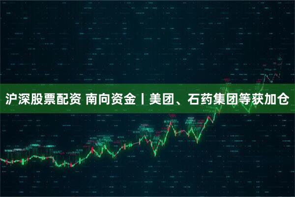 沪深股票配资 南向资金丨美团、石药集团等获加仓